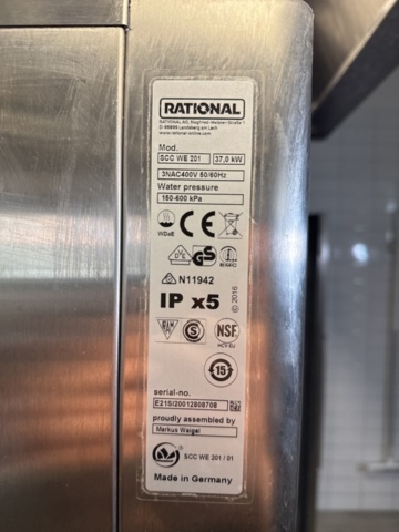 1355222-4 Combi oven - Rational SCC WE 201