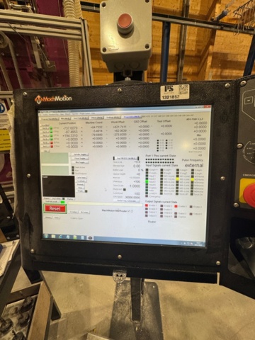 1321852-21 CNC fräsmaskin för träbearbetning 3-axlig