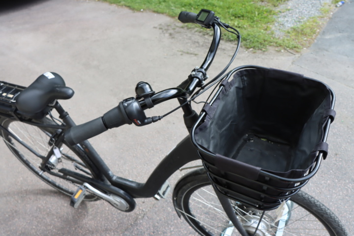 1295586-6 El-Cykel Crescent Elina 7-vxl svart