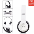 1402139-2 3 st P47 Wireless Headset Vit - Fri frakt