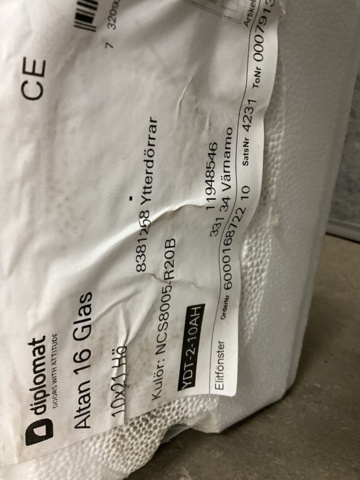 1400346-9 Ny altandörr Diplomat 10/21 Höger