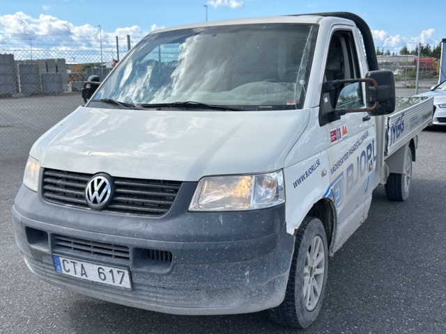 1383033-1 Volkswagen Transporter Chassi Cab T28 1.9 TDI Manuell, 102hk, 2008 (Reparationsobjekt)