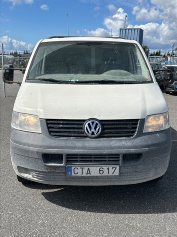 1383033-8 Volkswagen Transporter Chassi Cab T28 1.9 TDI Manuell, 102hk, 2008 (Reparationsobjekt)