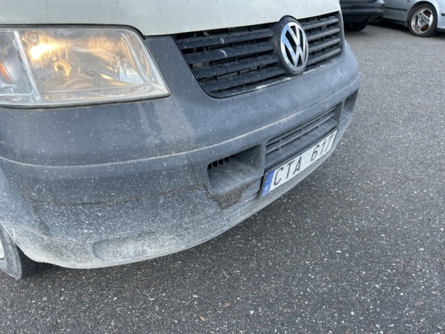 1383033-50 Volkswagen Transporter Chassi Cab T28 1.9 TDI Manuell, 102hk, 2008 (Reparationsobjekt)