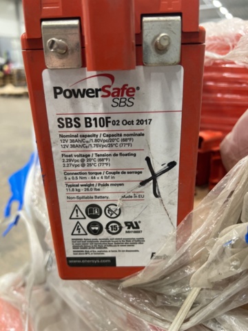 1402223-4 32 pcs. Batteries Powersafe SBS B10F