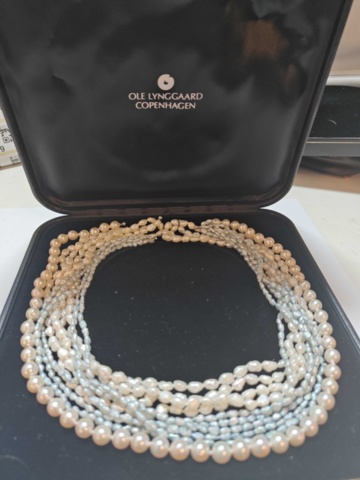 1130278-8 Pärlcollier 3 st - Ole Lynggaard