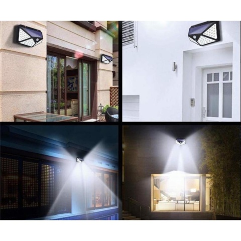 1402426-2 4 st Solcellsbelysning med Rörelsesensor för Utomhusbruk - Fri frakt