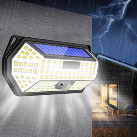 1402433-3 4 st Solcellsdrivna Utomhuslampor med Rörelsevakt - Fri frakt