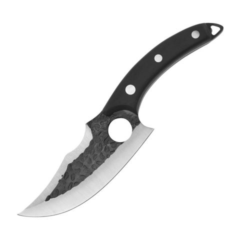 1402528-1 Ergonomisk Styckkniv – Svart Trähandtag - Fri frakt