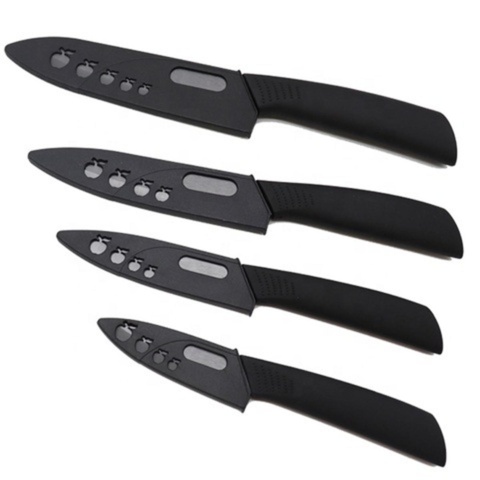 1402688-1 Exklusivt Keramiskt Knivset - 4 Knivar & Skalare - Fri frakt