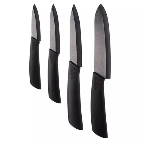 1402688-2 Exklusivt Keramiskt Knivset - 4 Knivar & Skalare - Fri frakt