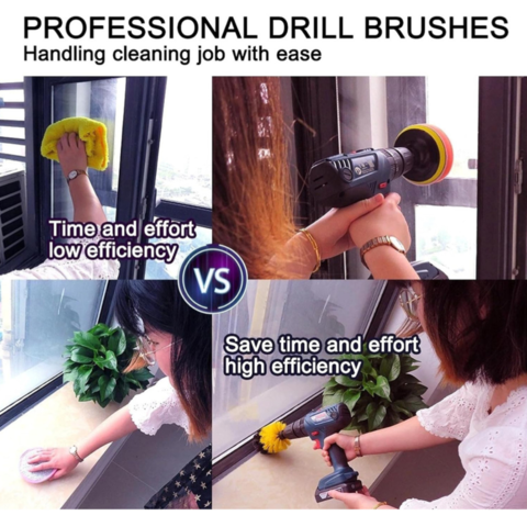 1402710-5 Rengöring- & Poleringsset för Borrmaskin 22 delar - Fri frakt