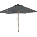1401645-1 Träparasoll Brafab Trieste 2,5m Grå