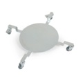 1401891-1 Parasol foot trolley with plate Brafab Terni