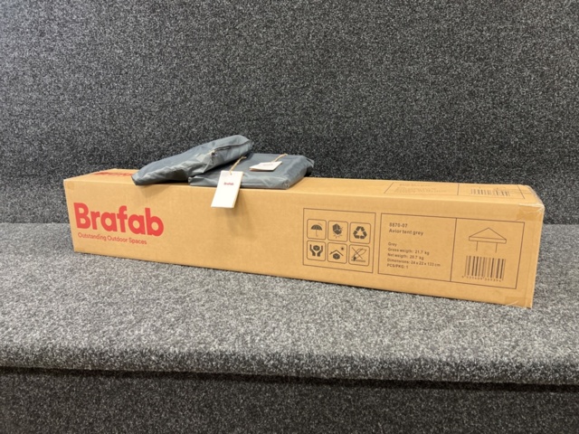 1401987-3 Paviljong Brafab Avior 3x3m med sidoväggar