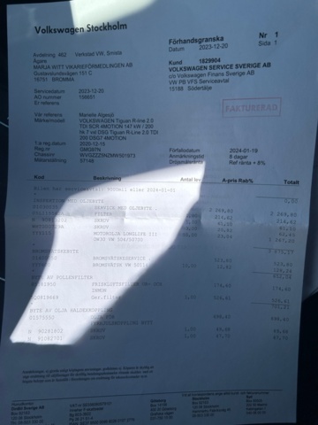 1332989-46 Volkswagen Tiguan 2.0 TDI DPF SCR 4Motion DSG Sekventiell, 200hk, 2021