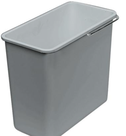 1369726-1 Avfallshink, 3 st - Blanco, 18,5 L