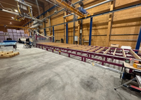 Avyttring fräsmaskin för sandwichpanel