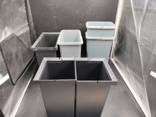 1369741-1 Avfallshink, 6 st - Blanco