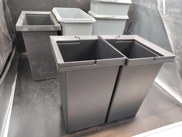 1369741-4 Avfallshink, 6 st - Blanco