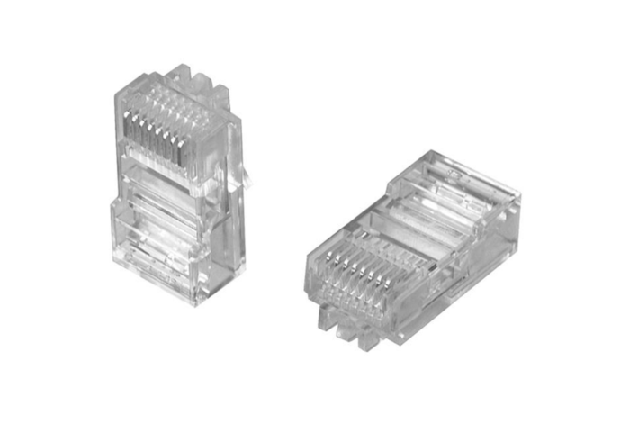 1400258-1 Ca 1000 st Modularplugg 8P/8C f platt kabel