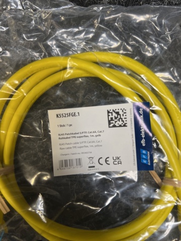 1400269-4 10 st Patchkabel S/FTP Cat6, Cat7 1m