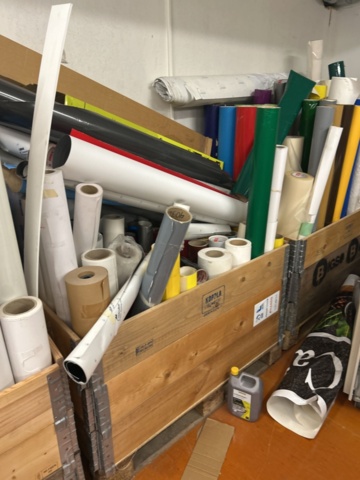 1296656-6 Rullar med tryck- och skyltmaterial