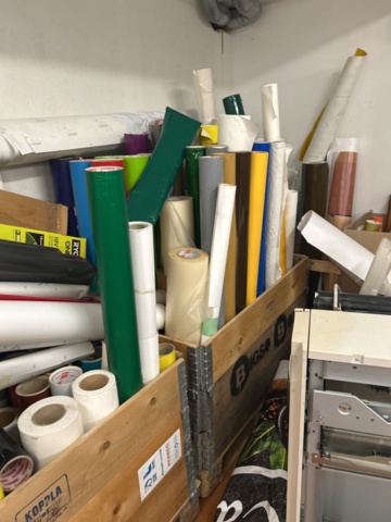 1296656-7 Rullar med tryck- och skyltmaterial