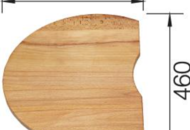 1402761 Skärbräda - Blanco, 460 x 345 mm, för Diskho Rondo