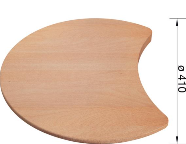 1369747-2 Cutting board - Blanco Rondosol, wood, Ø410 mm