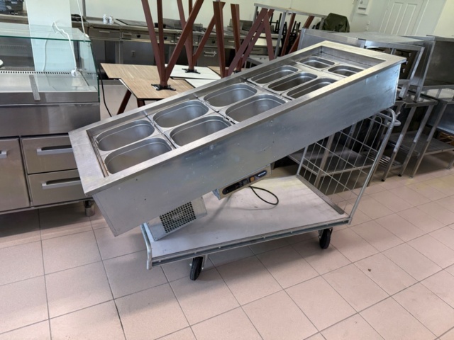 1176431-1 Värmebrunn för infällning i bänk, ca 180x7030 cm