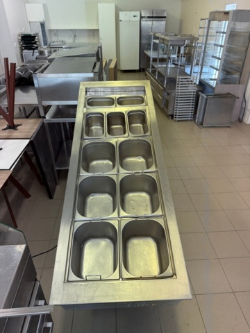 1176431-2 Värmebrunn för infällning i bänk, ca 180x7030 cm