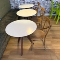 1176442-7 Restaurangmöbler, stolar och bord 4:or och 2:or runda och kvadratiska