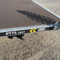 1377986-10 Maskintransport plattformstrailer 750kg Lorries PT75 2617 -2023