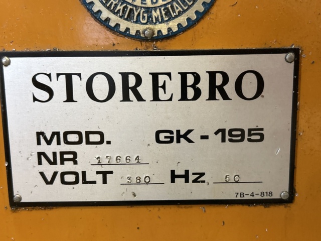 1361082-15 Svarv med tillbehör - Storebro GK-195
