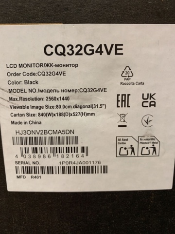 1405066-3 Gamingskärm AOC 32" curved CQ32G4VE