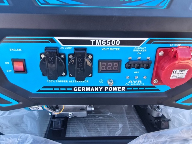 1405227-2 Nytt bensindrivet elverk 3-fas 6,5 kw