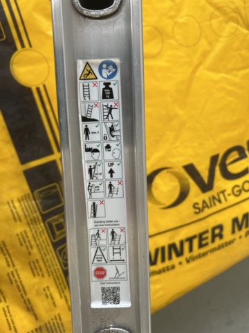 1377987-4 Aluminiumstege Nordic Star, Röjsåg Stihl FS 460C, termomatta Isover
