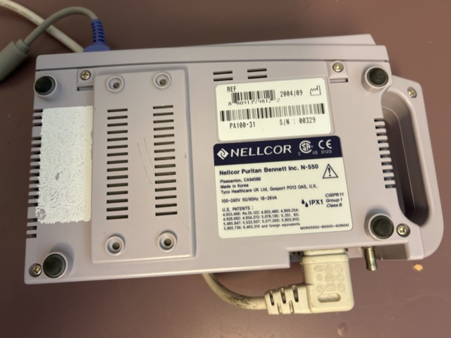 1296687-10 Pulsoximeter – Nellcor N-550