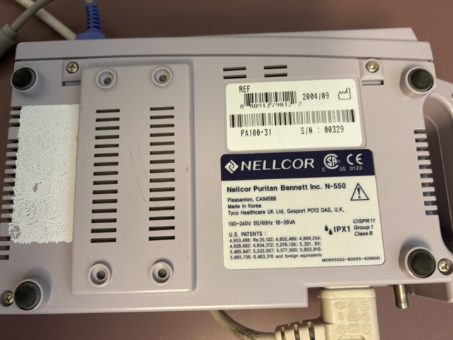 1296687-11 Pulsoximeter – Nellcor N-550