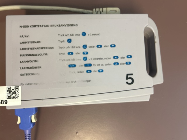 1296689-8 Pulsoximeter – Nellcor N-550