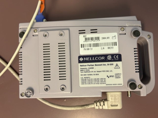 1296689-6 Pulsoximeter – Nellcor N-550