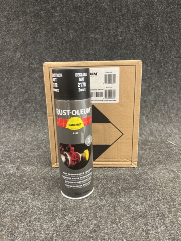 1402260-1 6 st burkar sprayfärg Rust-Oleum Mattsvart