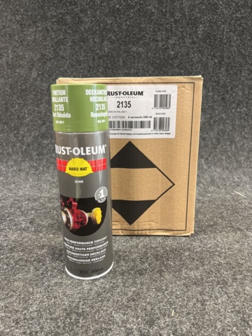 1402263-1 6 st burkar sprayfärg Rust-Oleum RAL6011 reseda grön