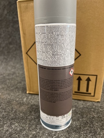 1402265-4 6 st burkar sprayfärg Rust-Oleum Galva Zink 2185