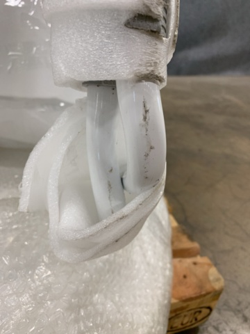 1407355-3 Rund utemöbel matgrupp | Bord med 6 stolar | Vitlaserad akacia | Gräsö