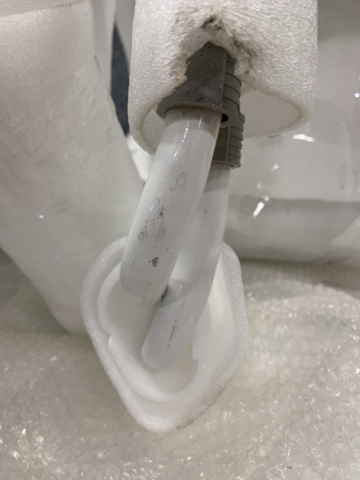 1407355-4 Rund utemöbel matgrupp | Bord med 6 stolar | Vitlaserad akacia | Gräsö