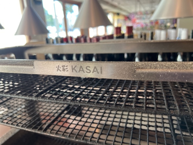 1395458-2 Kolgrill med grillgaller och bottenplatta - Kasai