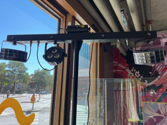 1395476-3 DJ-belysning på stativ - Gear4music Cosmos-Mix