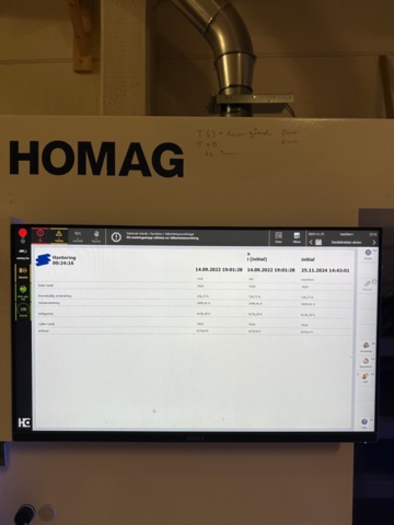 1296596-4 CNC-bearbetningscenter - Homag DRILLTEQ V-200